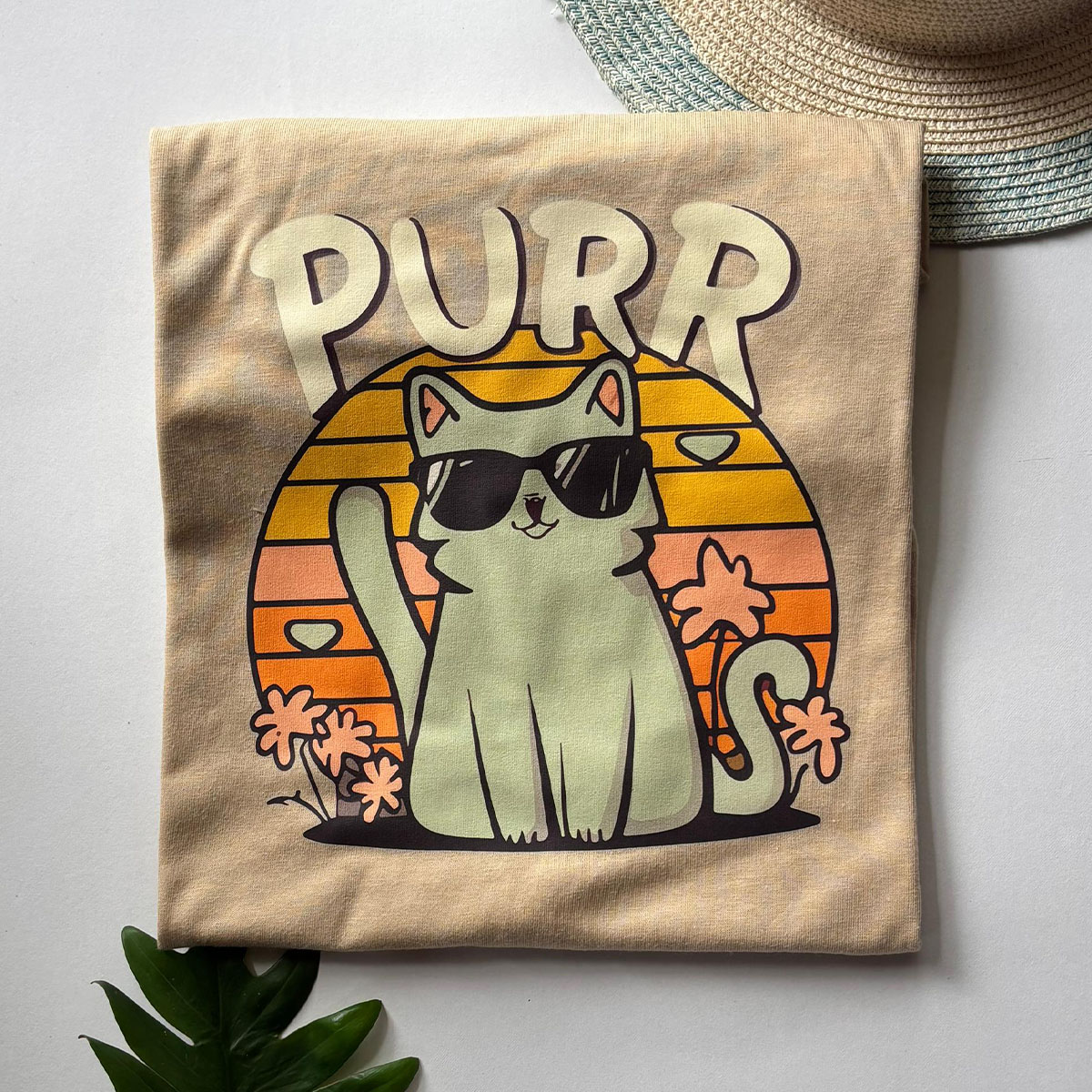 Beige Cat Purr
